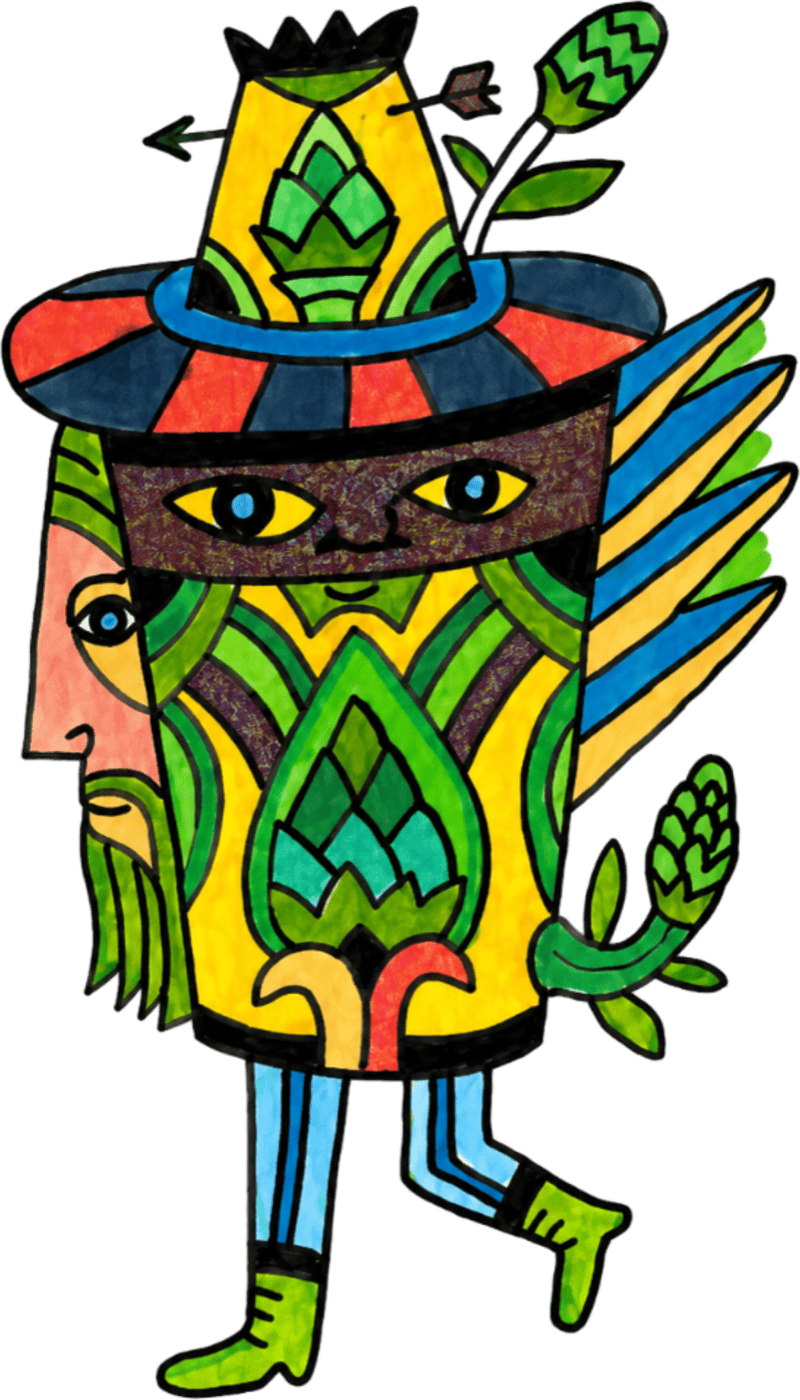 Incognito Imperial Stout can artwork