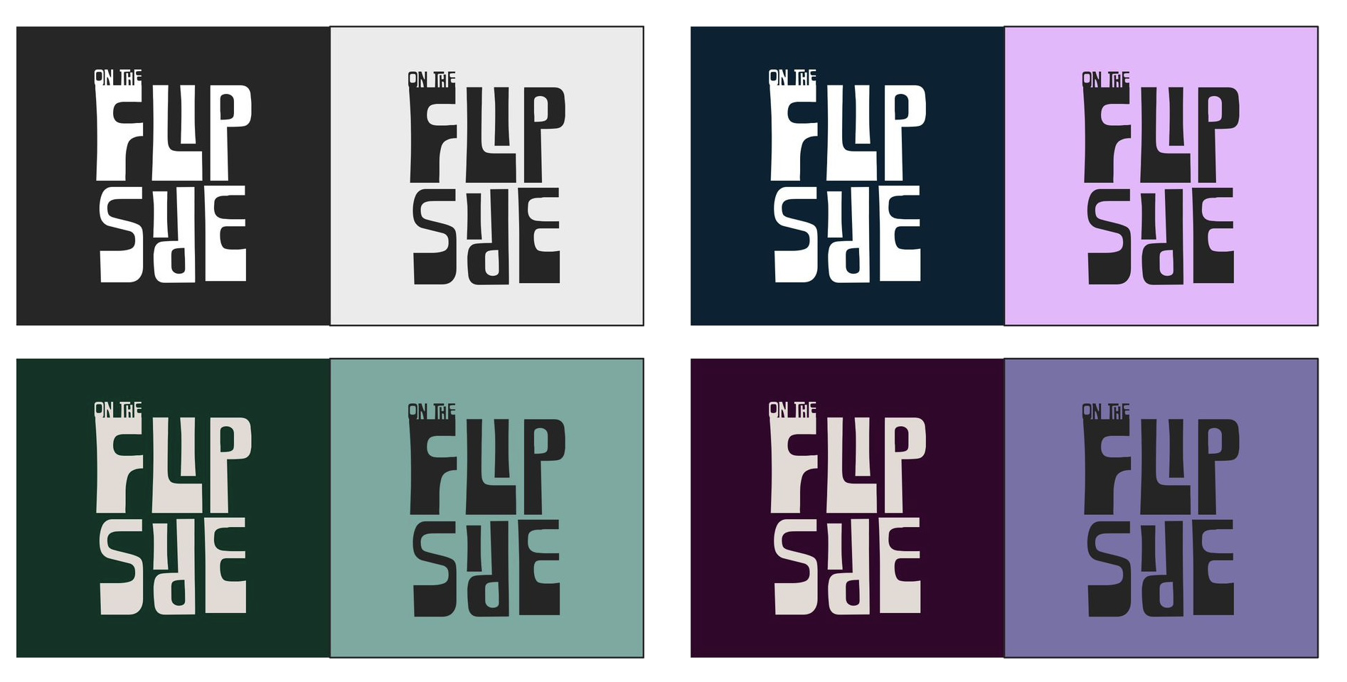 Palette grid — four paired applications